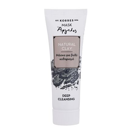 Korres Natural Clay Deep Cleansing Mask dámské hloubkově čisticí pleťová maska 18 ml pro ženy