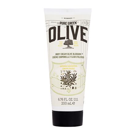 Korres Pure Greek Olive Body Cream Olive Blossom dámský hydratační tělový krém s vůní květů olivovníku 200 ml pro ženy
