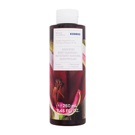 Korres Golden Passion Fruit Renewing Body Cleanser dámský hydratační sprchový gel 250 ml pro ženy