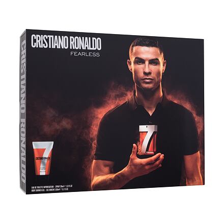 Cristiano Ronaldo CR7 Fearless pánská dárková sada toaletní voda 30 ml + sprchový gel 150 ml pro muže