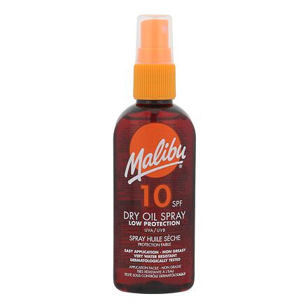 Malibu Dry Oil Spray SPF10 unisex voděodolný sprej na opalování 100 ml