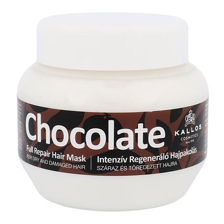 Kallos Cosmetics Chocolate dámská maska pro suché a poškozené vlasy 275 ml pro ženy