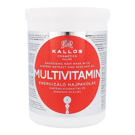 Kallos Cosmetics Multivitamin dámská maska pro suché vlasy 1000 ml pro ženy