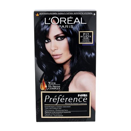 L'Oréal Paris Préférence dámská barva na vlasy 60 ml odstín černá pro ženy