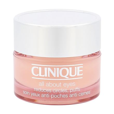 Clinique All About Eyes oční krém proti otokům a tmavým kruhům 15 ml pro ženy