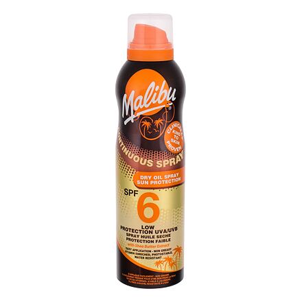 Malibu Continuous Spray Dry Oil SPF6 unisex voděodolný suchý olej na opalování 175 ml