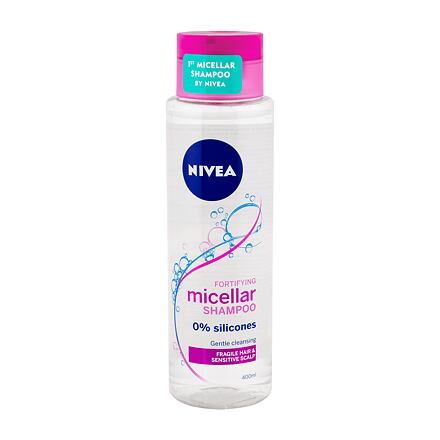 Nivea Micellar Shampoo Fortifying dámský posilující micelární šampon 400 ml pro ženy