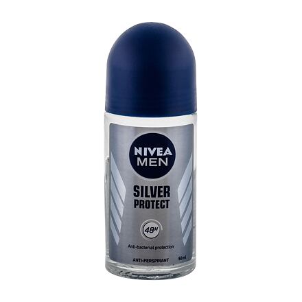 Nivea Men Silver Protect 48h pánský kuličkový antiperspirant 50 ml pro muže
