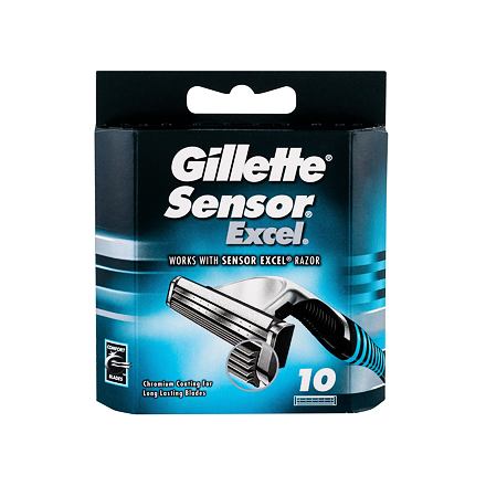 Gillette Sensor Excel pánský náhradní břit 10 ks pro muže