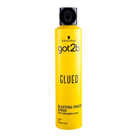 Schwarzkopf Got2b Glued Blasting Freeze Spray unisex lak na vlasy s extrémní fixací 300 ml unisex