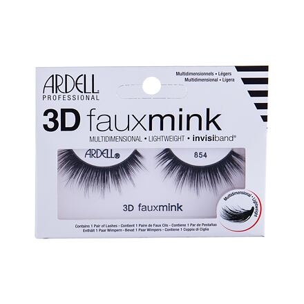 Ardell 3D Faux Mink 854 dámské vícevrstvé umělé řasy odstín black