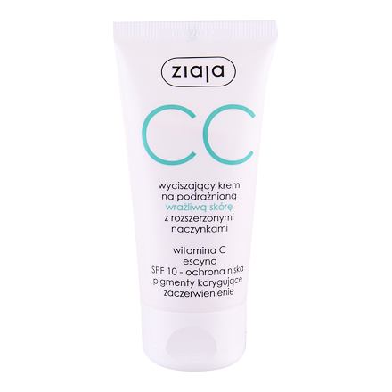 Ziaja CC Cream SPF10 zklidňující cc krém s vitamínem c pro citlivou pleť 50 ml