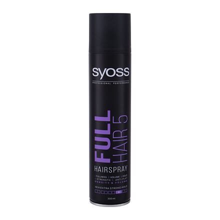 Syoss Full Hair 5 dámský lak s pětinásobným efektem pro slabé a řídnoucí vlasy 300 ml pro ženy