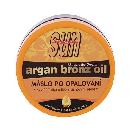 Vivaco Sun Argan Bronz Oil Aftersun Butter poopalovací máslo s arganovým olejem 200 ml