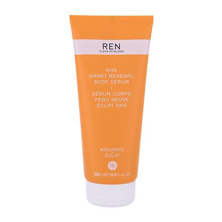 REN Clean Skincare Radiance AHA Smart Renewal dámské hydratační a exfoliační tělové sérum 200 ml pro ženy