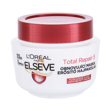 L'Oréal Paris Elseve Total Repair 5 Mask dámská maska na poškožené a oslabené vlasy 300 ml pro ženy