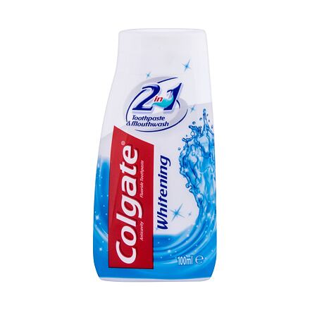 Colgate Whitening Toothpaste & Mouthwash zubní pasta a ústní voda 2v1 100 ml