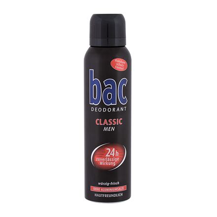 BAC Classic 24h pánský deodorant ve spreji bez obsahu hliníku 150 ml pro muže