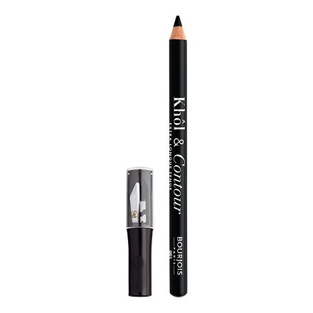 BOURJOIS Paris Khol & Contour & Sharpener dámská dlouhotrvající tužka na oči s ořezávátkem 1.2 g odstín černá