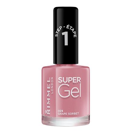 Rimmel London Super Gel STEP1 lak na nehty 12 ml odstín růžová