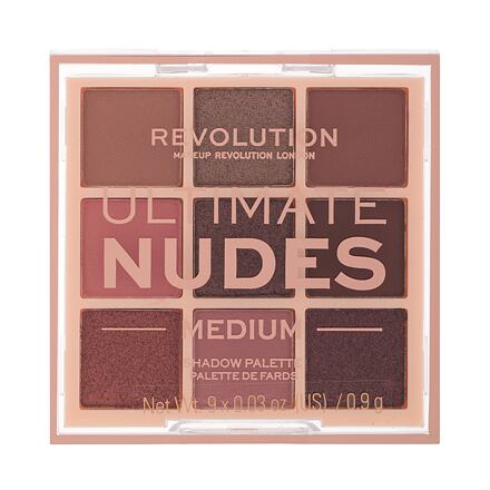 Makeup Revolution London Ultimate Nudes paletka očních stínů 8.1 g odstín paletka barev