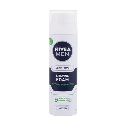 Nivea Men Sensitive pánská pěna na holení bez alkoholu 200 ml pro muže