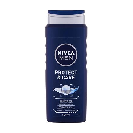 Nivea Men Protect & Care pánský sprchový gel na tělo, tvář a vlasy 500 ml pro muže