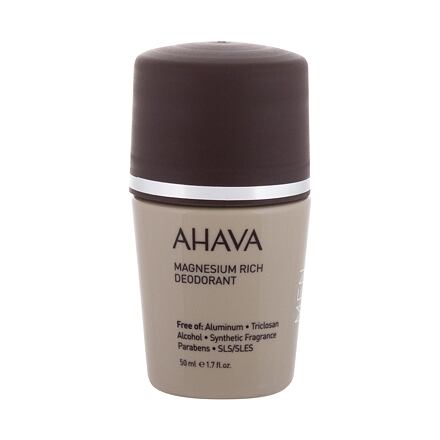 AHAVA Men Time To Energize Magnesium Rich pánský deodorant roll-on bez obsahu hliníku 50 ml pro muže