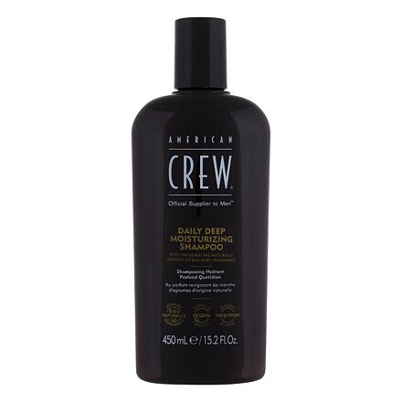 American Crew Daily Deep Moisturizing pánský hydratační šampon pro každodenní použití 450 ml pro muže