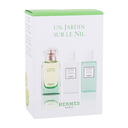 Hermes Un Jardin Sur Le Nil unisex dárková sada toaletní voda 50 ml + tělové mléko 40 ml + sprchový gel 40 ml unisex
