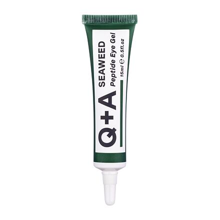 Q+A Seaweed Peptide Eye Gel dámský zpevňující oční gel 15 ml pro ženy
