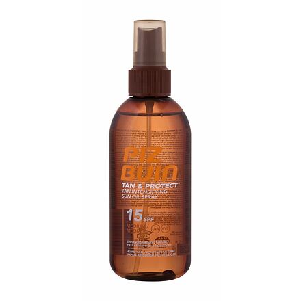 PIZ BUIN Tan & Protect Tan Intensifying Oil Spray SPF15 unisex voděodolný opalovací olej urychlující opálení 150 ml