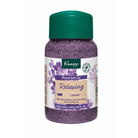 Kneipp Relaxing Bath Salt unisex relaxační koupelová sůl s vůní levandule 500 g unisex