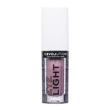 Revolution Relove Eye Light Metallic Eyeshadow metalické tekuté oční stíny 1.9 ml odstín fialová