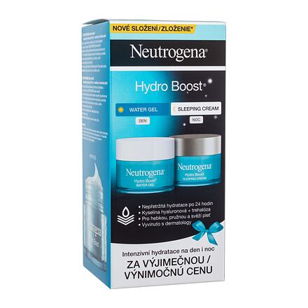 Neutrogena Hydro Boost unisex dárková sada denní pleťový gel Hydro Boost Water Gel 50 ml + noční pleťový krém Hydro Boost Sleeping Cream 50 ml unisex