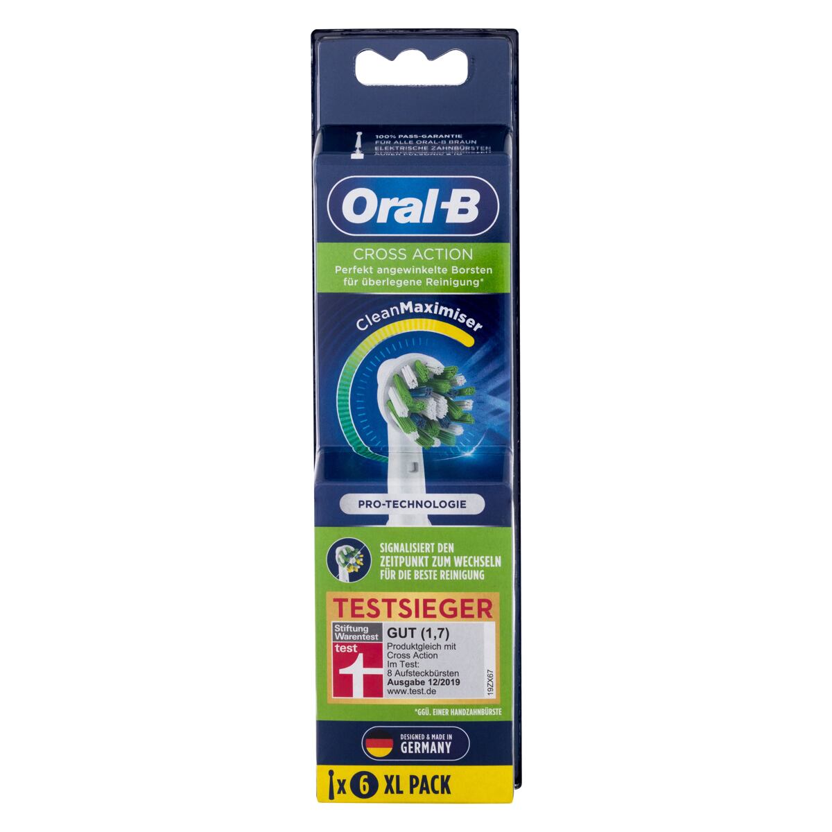 Oral-B CrossAction náhradní hlavice na elektrický zubní kartáček 6 ks