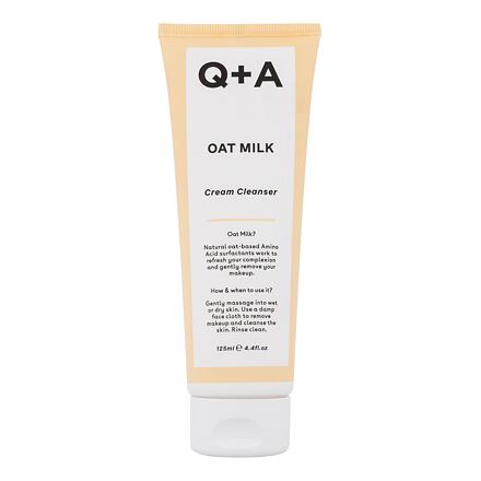 Q+A Oat Milk Cream Cleanser dámský jemný zvlhčující čisticí krém 125 ml pro ženy