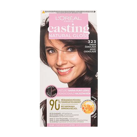 L'Oréal Paris Casting Natural Gloss dámská barva na vlasy na barvené vlasy 48 ml odstín hnědá pro ženy