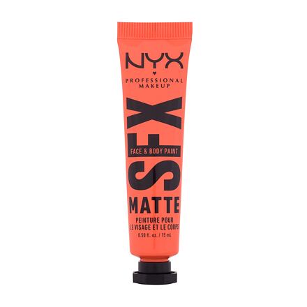 NYX Professional Makeup SFX Face And Body Paint Matte profesionální barvy na obličej a tělo 15 ml odstín 02 Fired Up