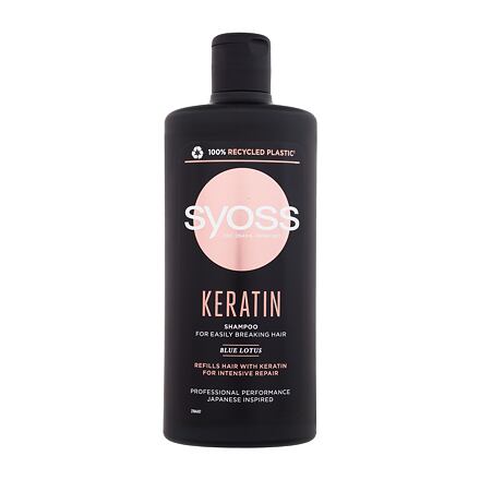 Syoss Keratin Shampoo dámský šampon pro suché a lámavé vlasy 440 ml pro ženy