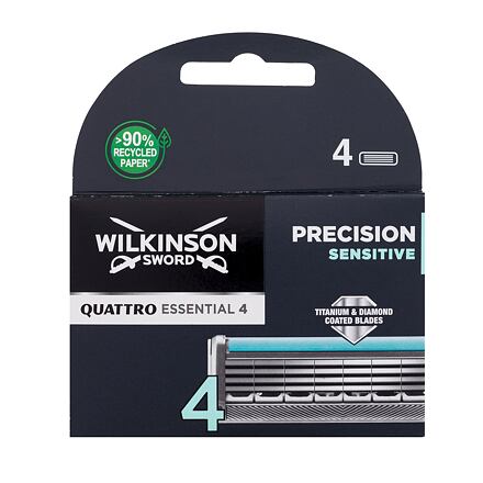 Wilkinson Sword Quattro Essential 4 pánský náhradní břit 4 ks pro muže