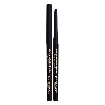 Dermacol Waterproof Micro Eyeliner dámská voděodolná tužka na oči 0.3 g odstín černá