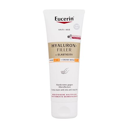 Eucerin Hyaluron-Filler + Elasticity Hand Cream SPF30 dámský krém na ruce proti pigmentovým skvrnám 75 ml pro ženy