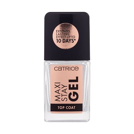 Catrice Maxi Stay Gel Top Coat gelový krycí lak s vyplňujícím efektem 10.5 ml odstín transparentní