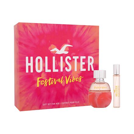 Hollister Festival Vibes dámská dárková sada parfémovaná voda 50 ml + parfémovaná voda 15 ml pro ženy