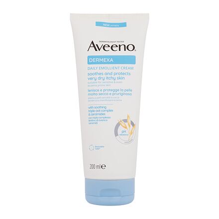 Aveeno Dermexa Daily Emollient Cream unisex zklidňující a ochranný krém pro suchou a svědivou pokožku 200 ml unisex