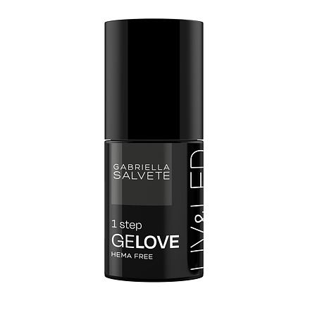 Gabriella Salvete GeLove UV & LED zapékací gelový lak na nehty 8 ml odstín černá