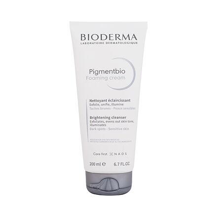 BIODERMA Pigmentbio Foaming Cream dámský rozjasňující čisticí krém proti pigmentovým skvrnám 200 ml pro ženy