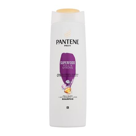 Pantene Superfood Full & Strong Shampoo dámský posilující šampon na vlasy 360 ml pro ženy