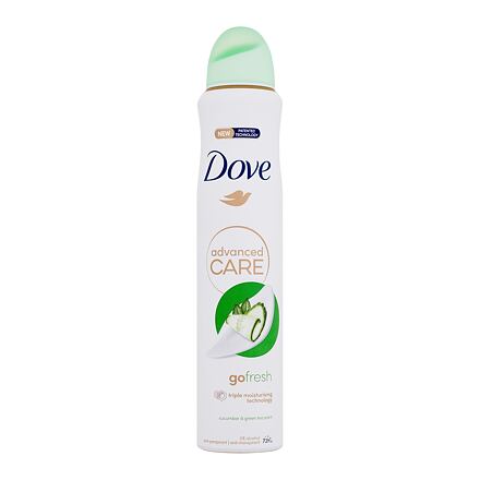 Dove Advanced Care Go Fresh Cucumber & Green Tea 72h dámský antiperspirant s osvěžující vůní okurky a zeleného čaje 200 ml pro ženy